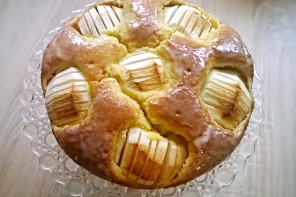 Ciasto kokosowe z jabłkami