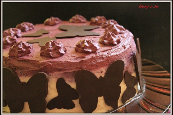 Jagodowo czekoladowy tort / Berry chocolate cake