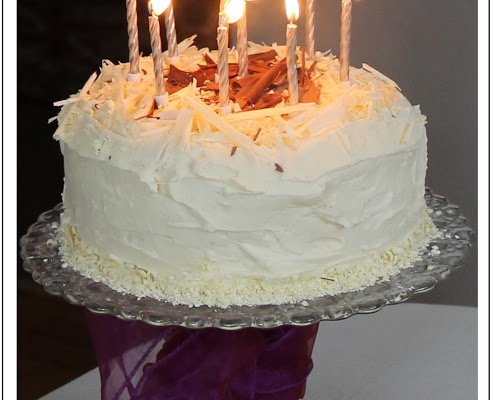 Tort z białą czekoladą / Cake with white chocolate