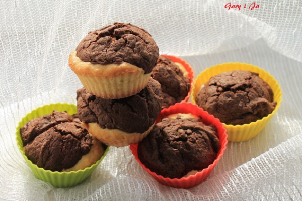 Babeczki czekoladowo kakaowe / Chocolate cocoa muffins