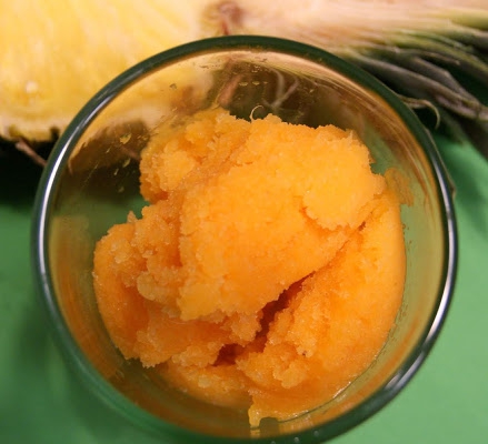 Sorbet - ananas, marchewka, mango