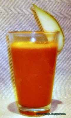 Domowy sok marchewkowo - gruszkowy