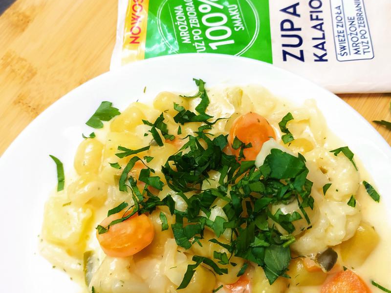 Kalafiorowa z Frosta z serem mozzarella