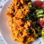 Makaron orzo z dynią