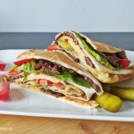 Wrap z mięsem mielonym...