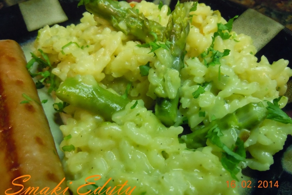 Risotto ze szparagami- risotto with asparagus