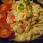 Salatka krabowa z jajkiem