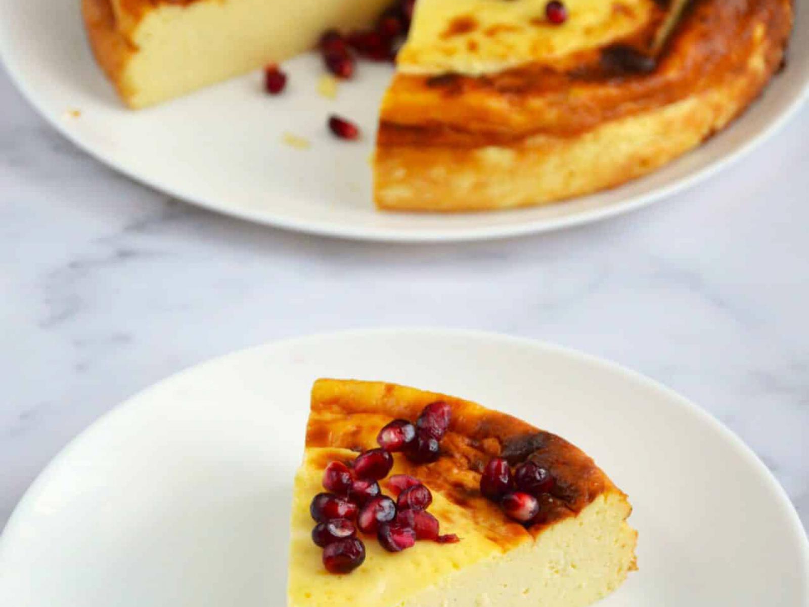 Fit sernik a la baskijski, czyli super kremowy sernik bez cukru