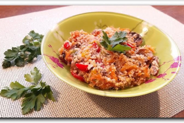 Ryż  z kalafiora z warzywami