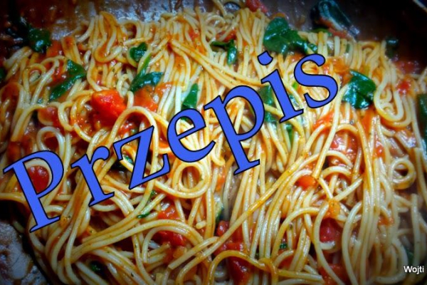 Spaghetti z oliwkami