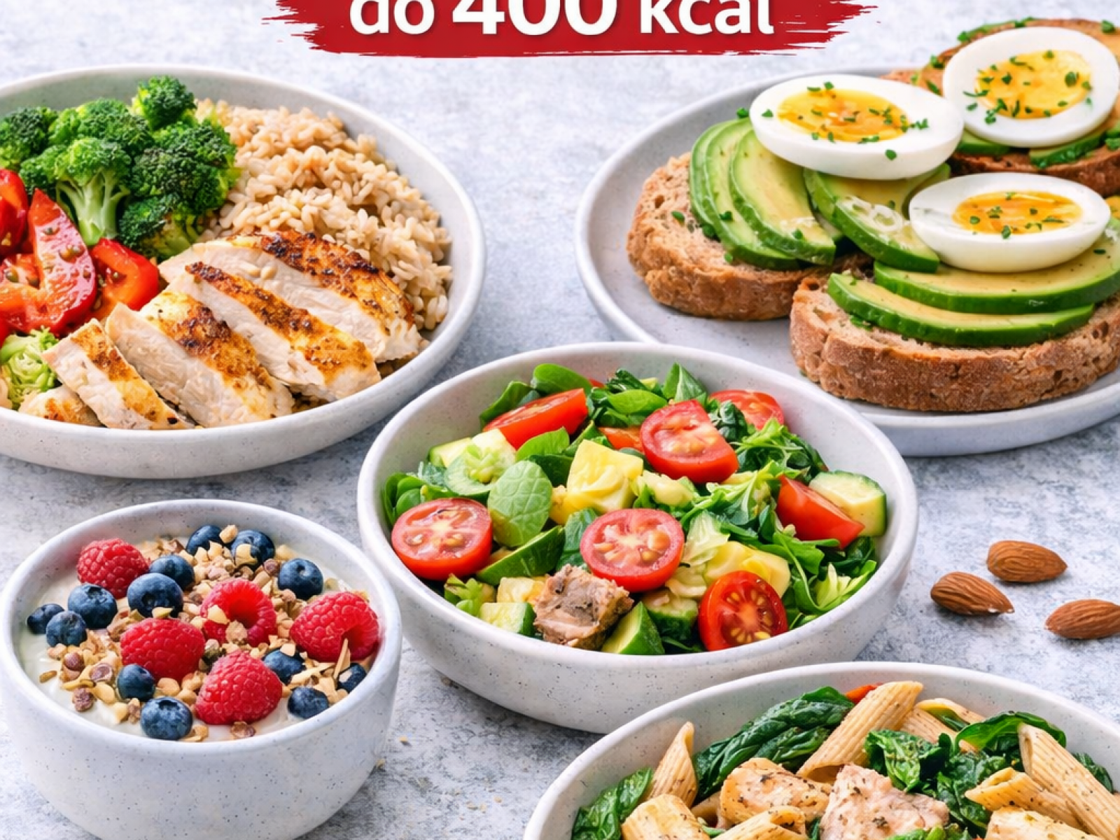 Co jeść na redukcji – 10 prostych posiłków do 400 kcal