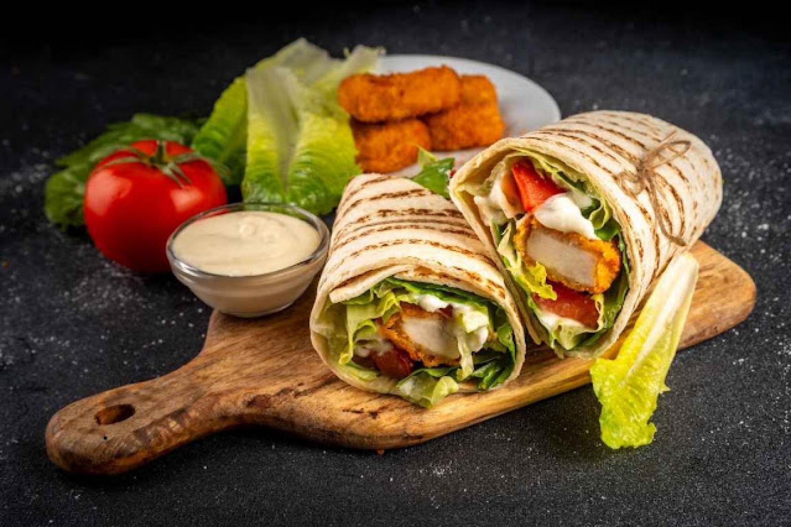 FIT Wrap z Air Fryera – chrupiący i sycący szybki fit obiad