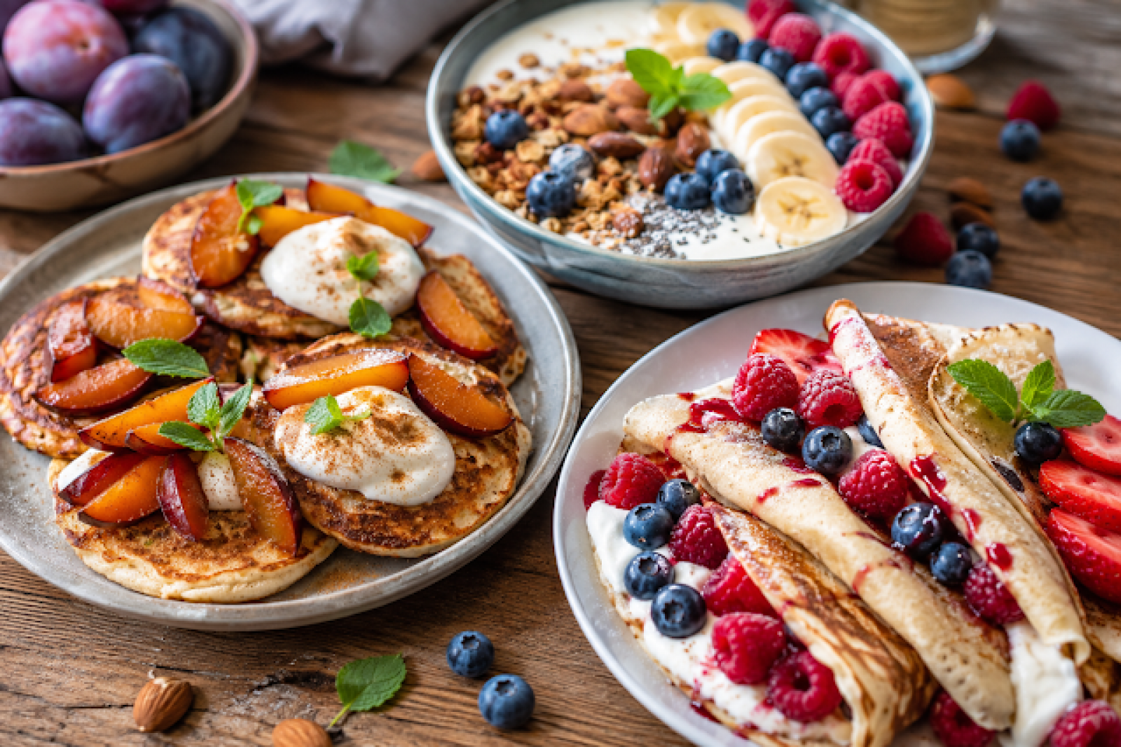 3 szybkie śniadania na słodko do 400 kcal – fit przepisy