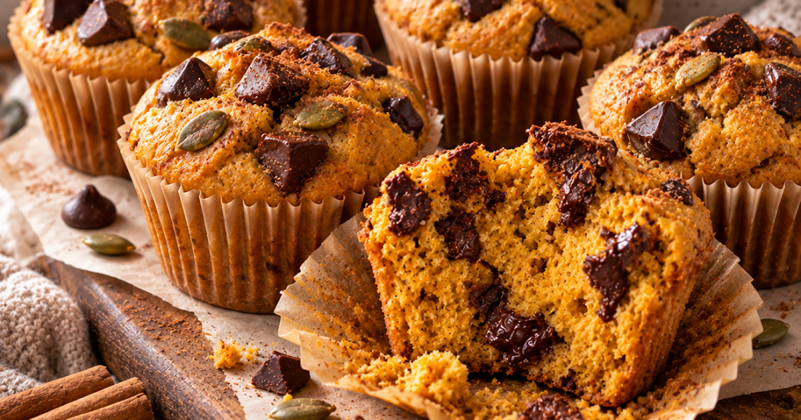 Fit Muffiny Dyniowe High Protein – Puszyste i Bez Cukru