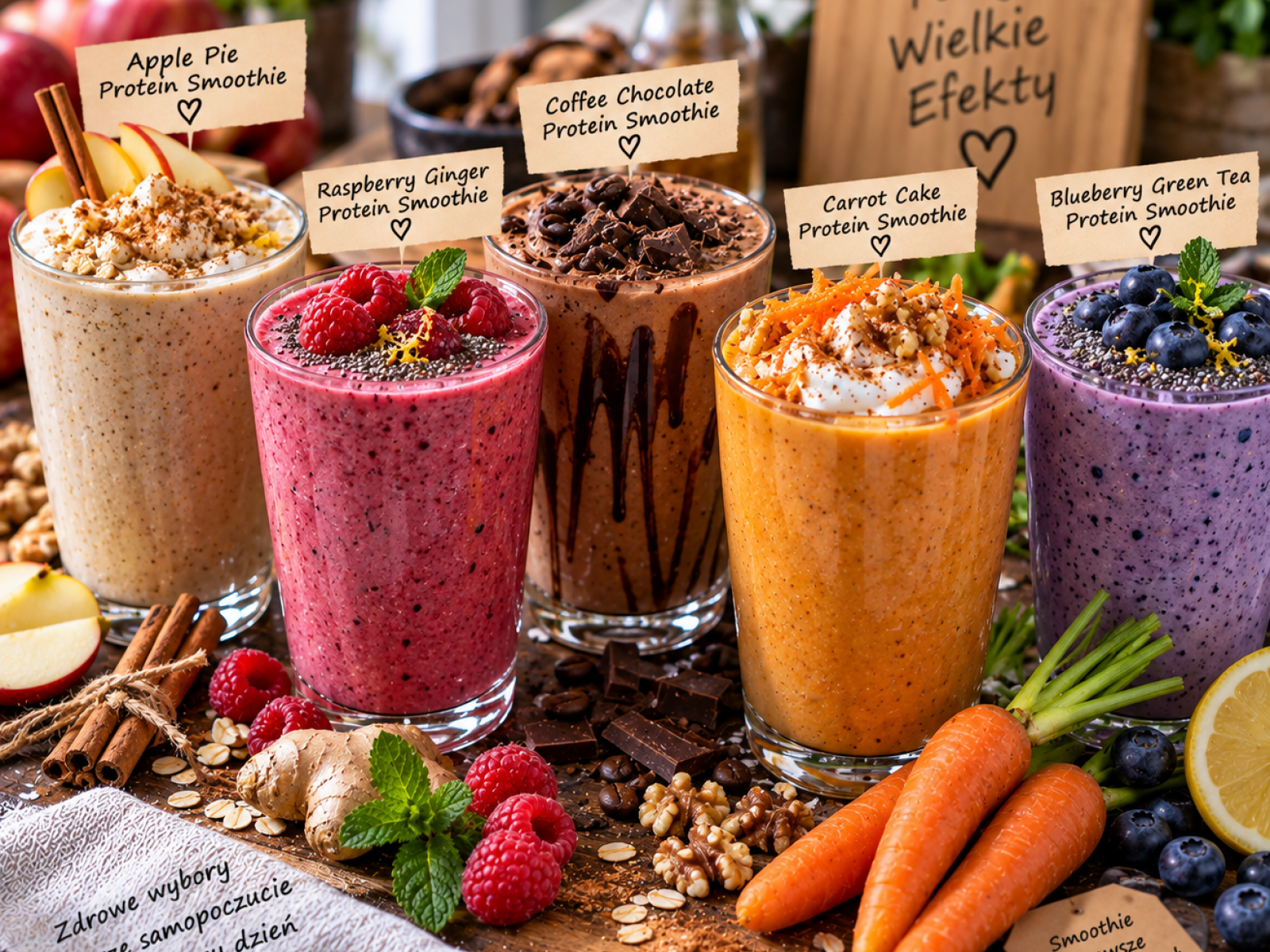 5 Fit Smoothie Wysokobiałkowych – Lekkie Przepisy na Każdy Dzień