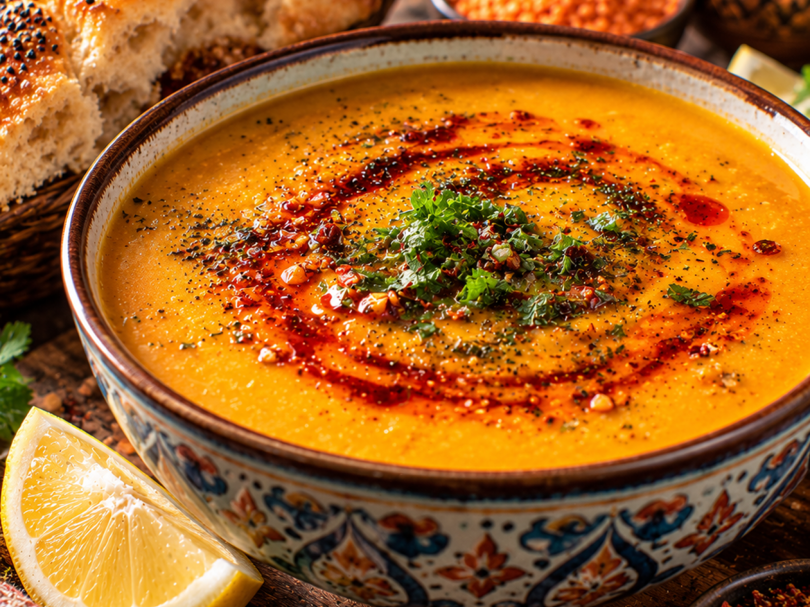 Turecka zupa z czerwonej soczewicy – Mercimek Çorbası