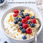 Fit owsianka z jogurtem...