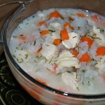 Pożywna zupa ryżowa