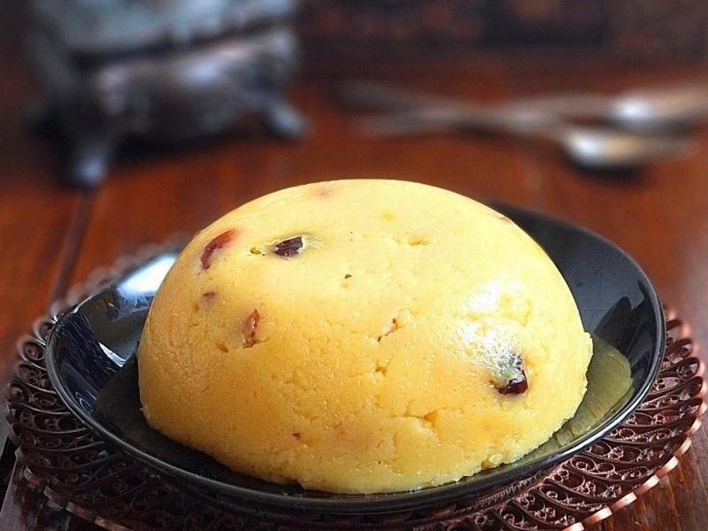 Kesari bath – indyjski deser z kaszy manny