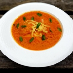 Roasted tomato soup with...