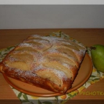 CIASTO Z GRUSZKAMI