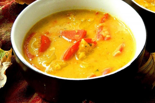 Curry z kurczakiem, papryką i dynią