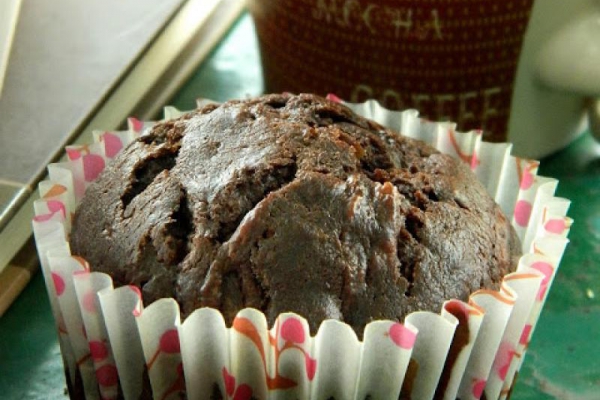 Muffinki cukiniowo - czekoladowe