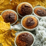 Muffinki dyniowo-kakaowe