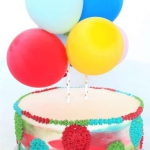 Tort z balonami