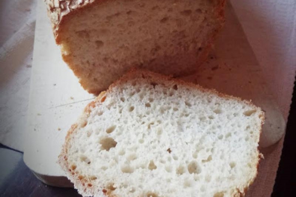 Chleb drożdżowy z płatkami owsianymi