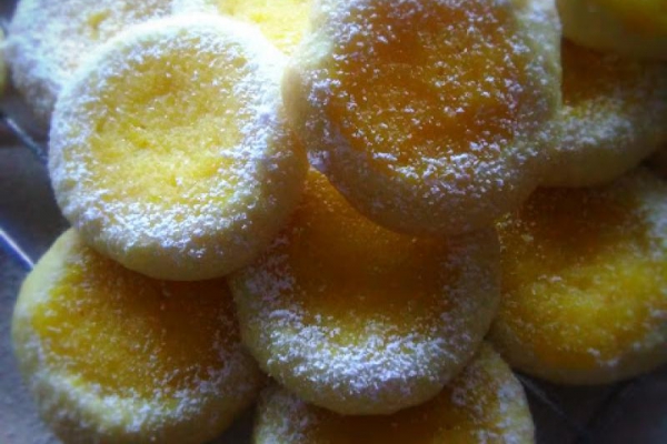 Tangerine dimples - kruche ciasteczka z mandarynkowym curdem