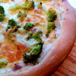 Biała pizza - brokuły,...