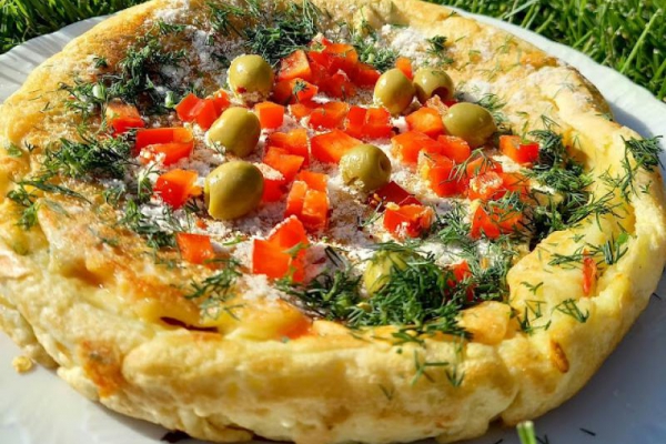 Jesienny omlet naleśnikowy