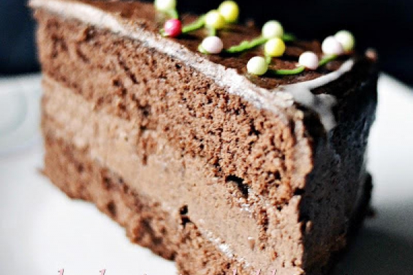 Świąteczny tort czekoladowy