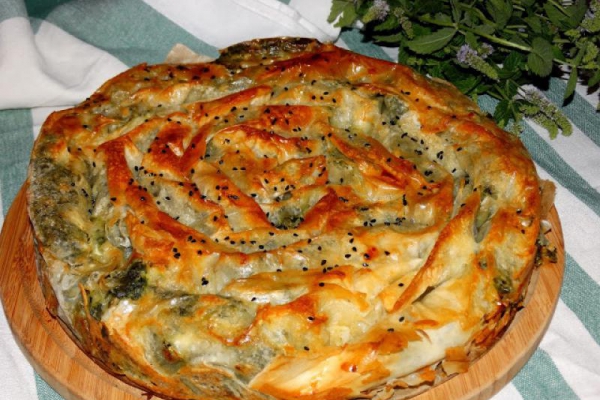 Turecki Borek ze szpinakiem i serem
