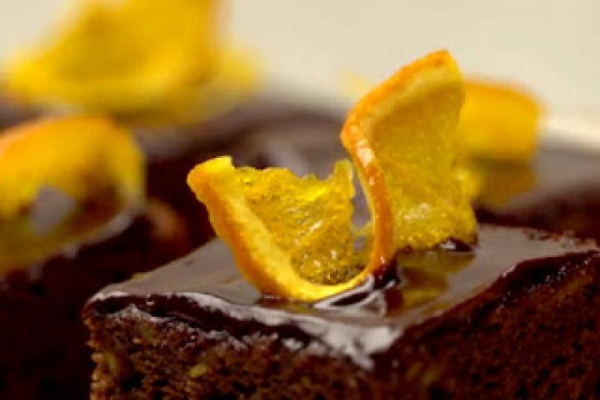 Ciasto czekoladowo-pomarańczowe