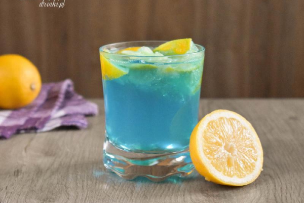 Blue Cider, Błękitny Cydr - drink z cydrem w wersji błękitnej