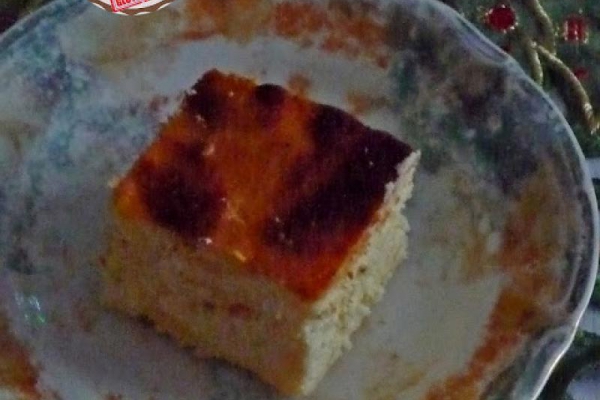 Sernik tradycyjny. Classic cheesecake.