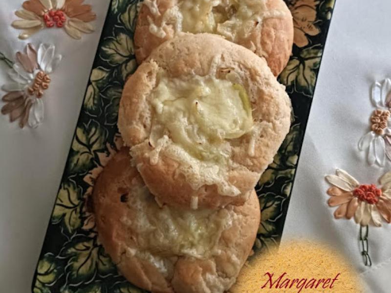 Cebularze. Savory buns with onion called Cebularze.