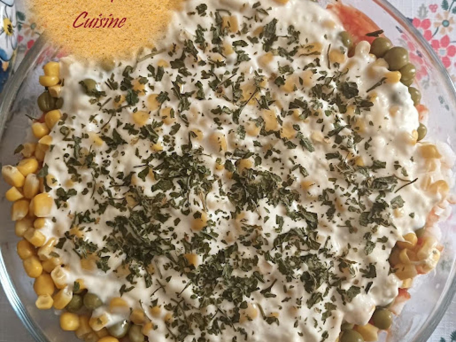 Sałatka ryżowa. Rice salad.