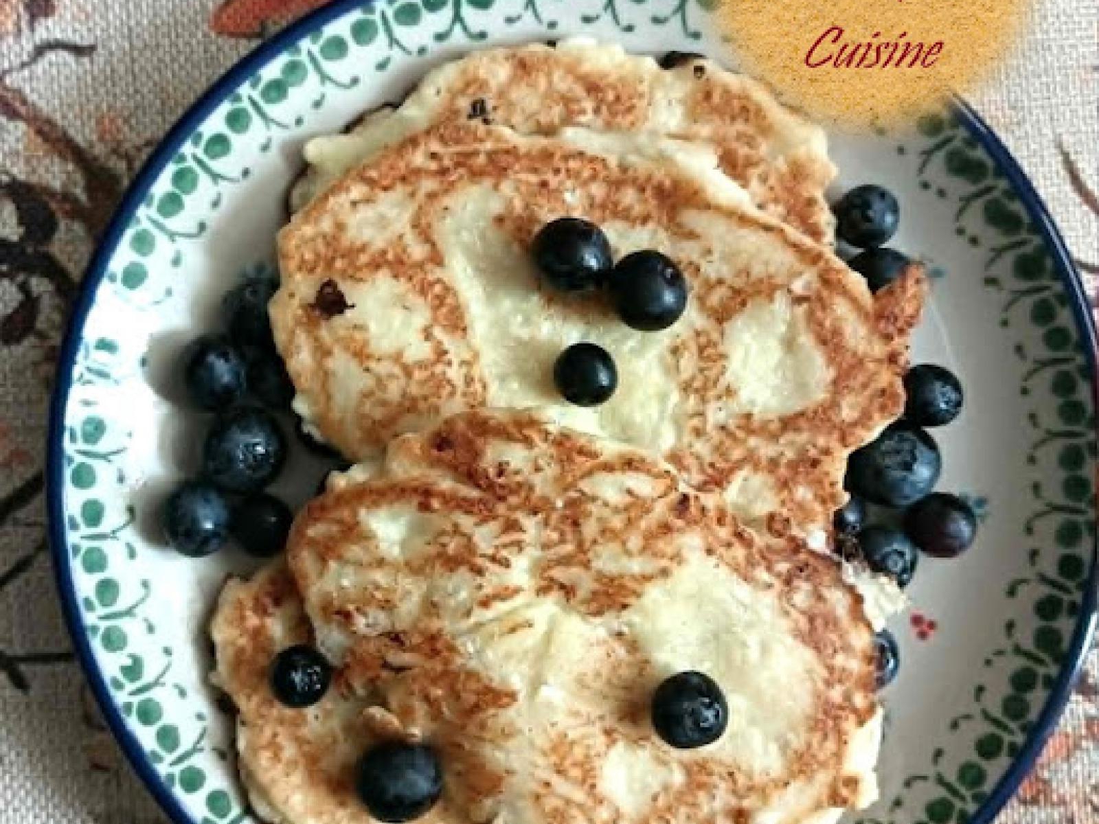 Placuszki twarogowe. Cottage cheese pancakes.
