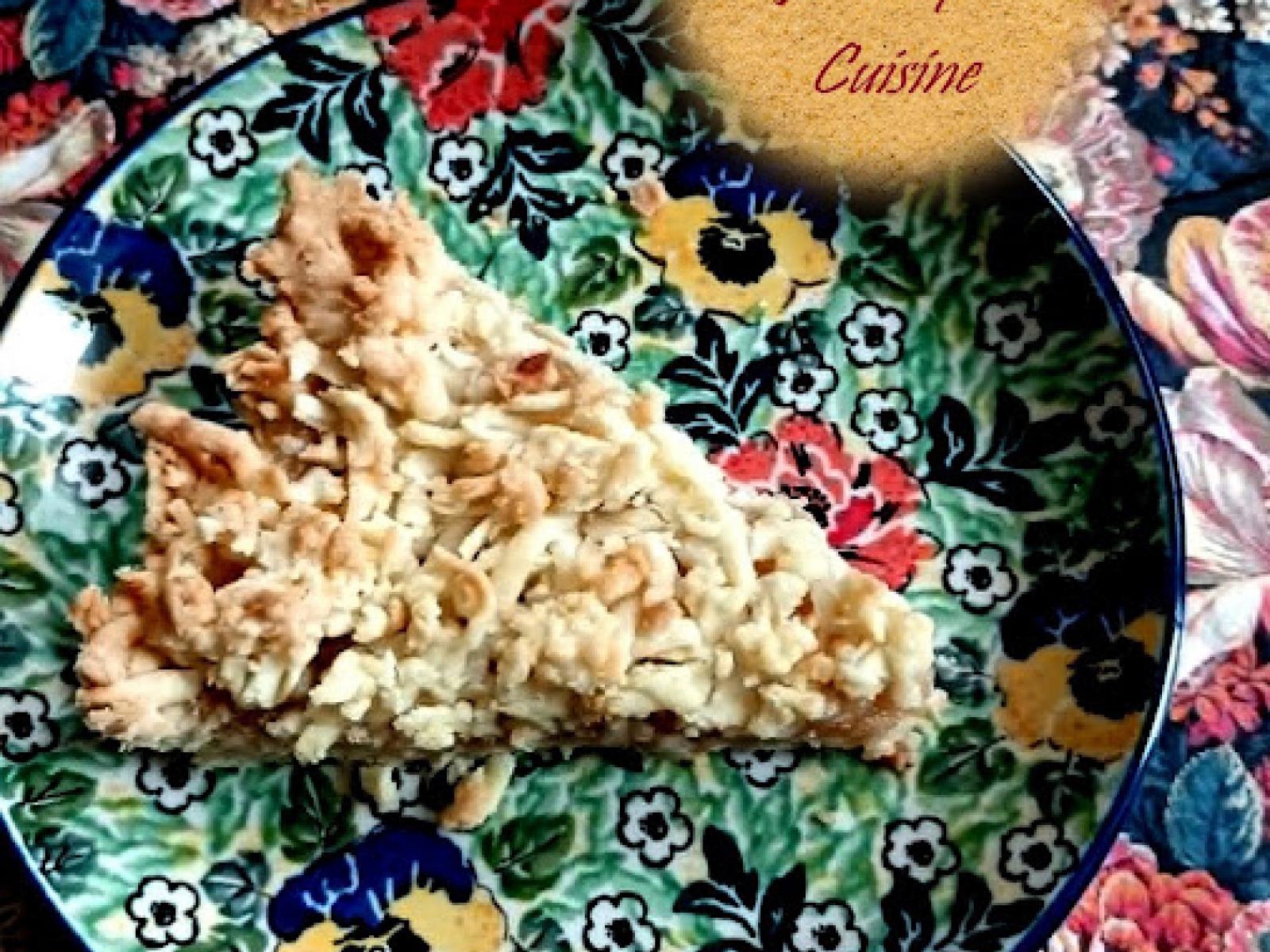Tarta z musem jabłkowym. Applesauce tart.