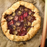 Galette z rabarbarem