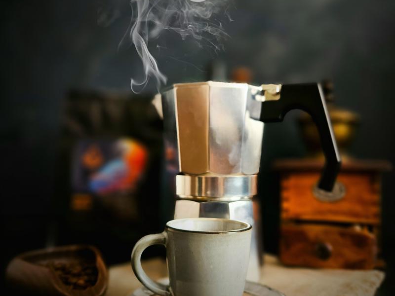 Espresso z czajniczka Moka i Peru Sandia Geisha od @kawasiepali