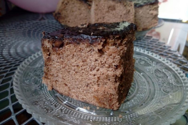 Ciasto czekoladowo - migdałowe