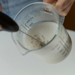 Domowe latte z pianką...