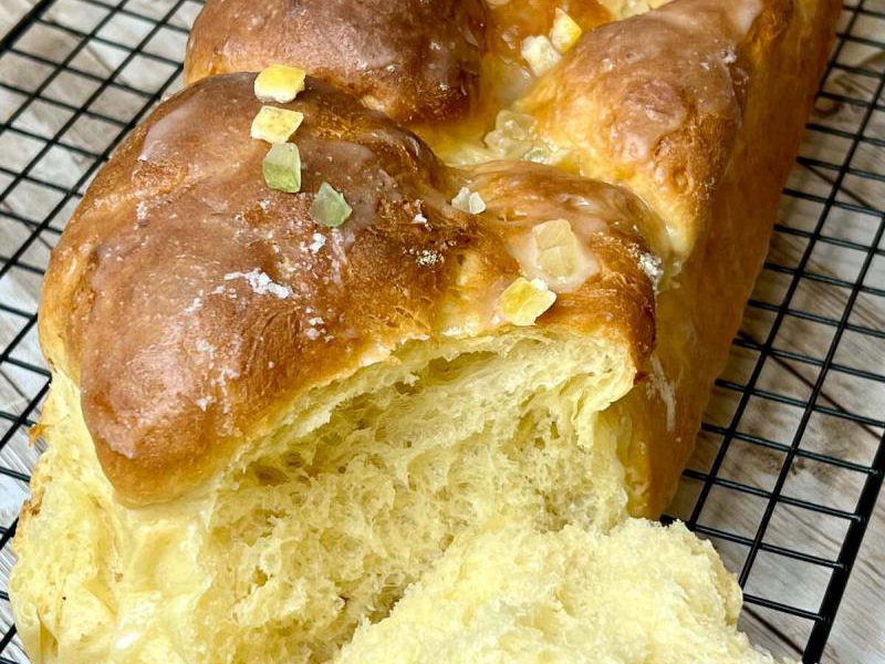 Ciasto pączkowe pieczone w foremce