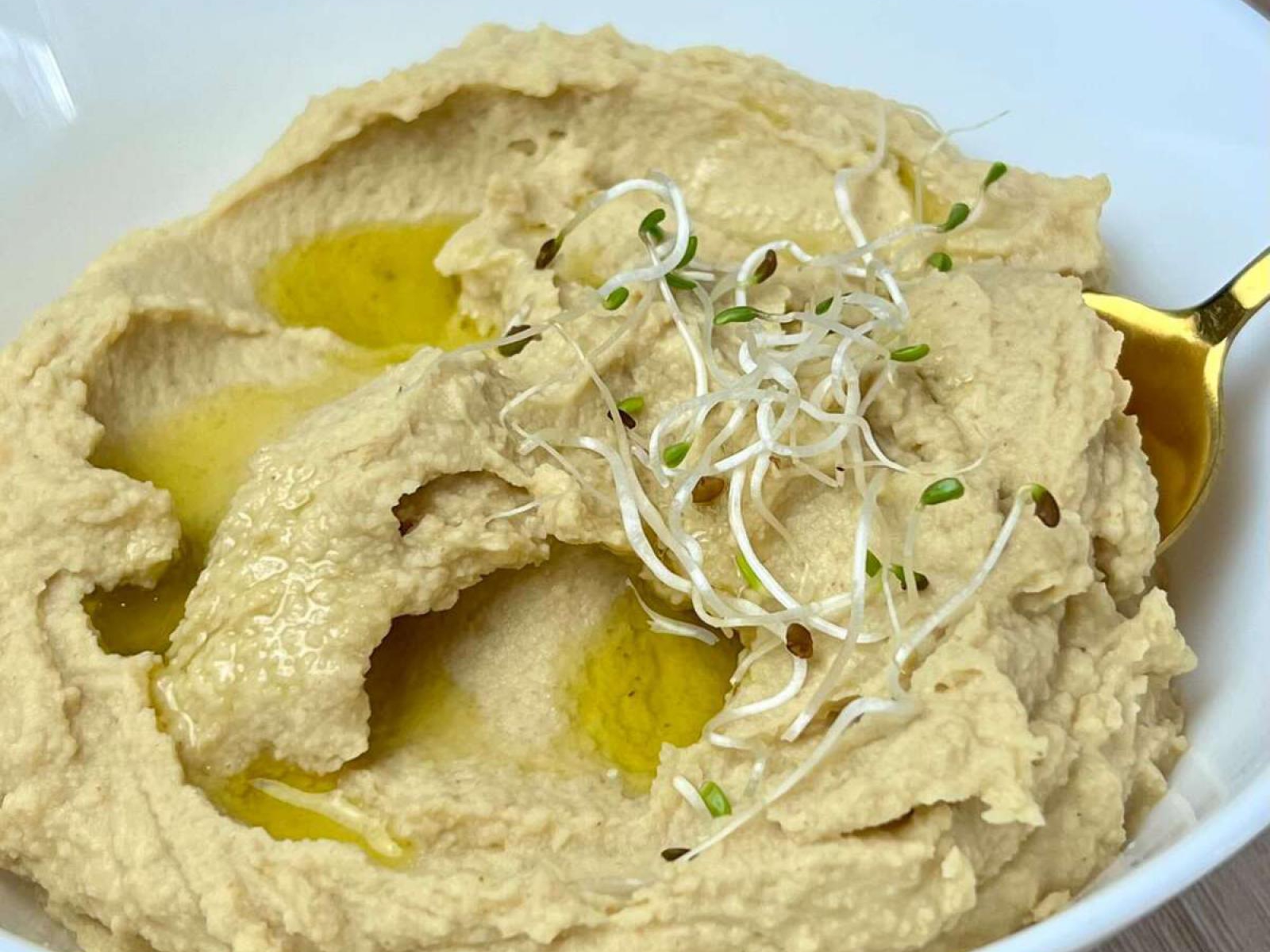 Hummus z ciecierzycy z puszki