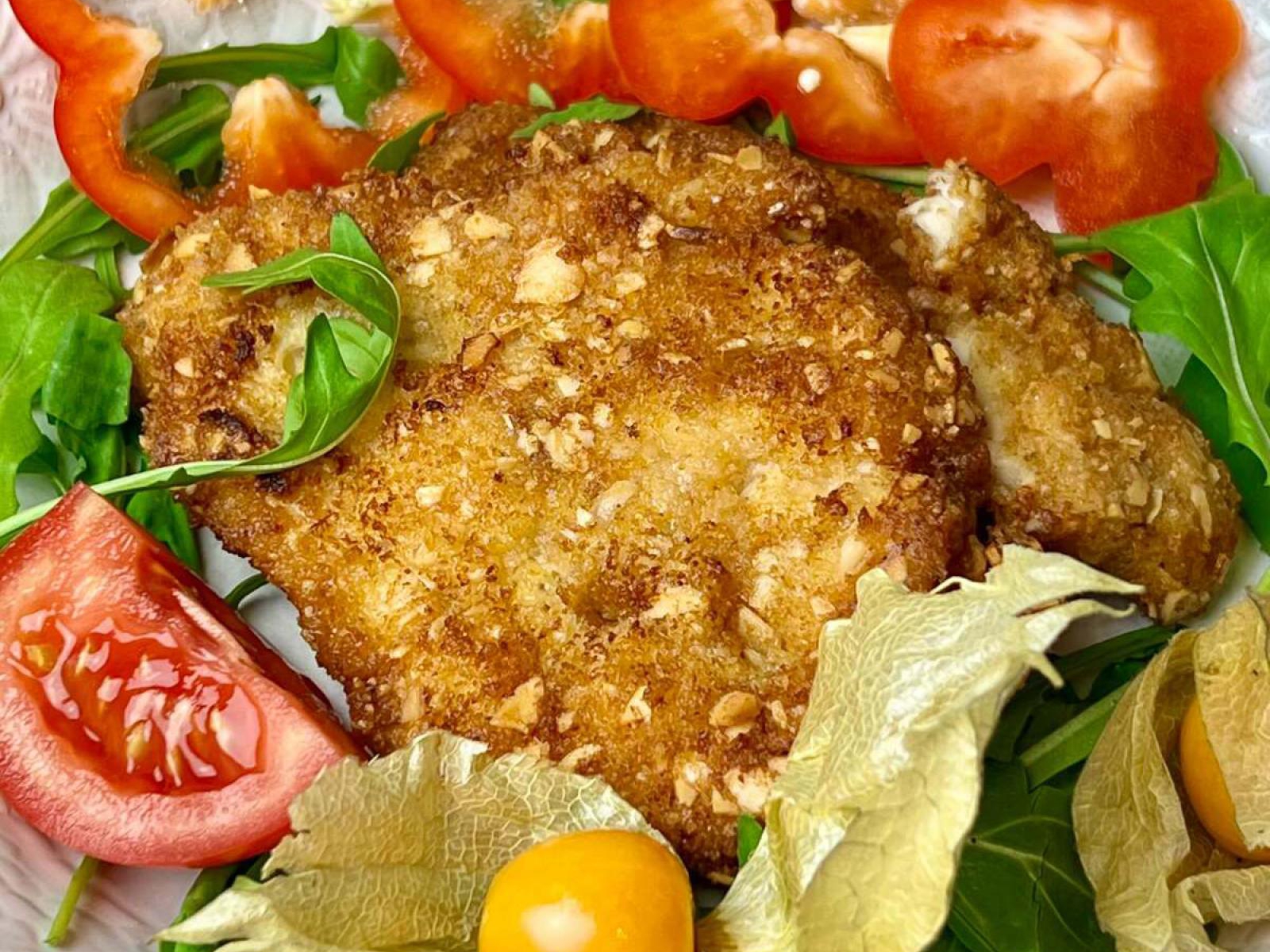 Kotlety z kurczaka w panierce panko i migdałach