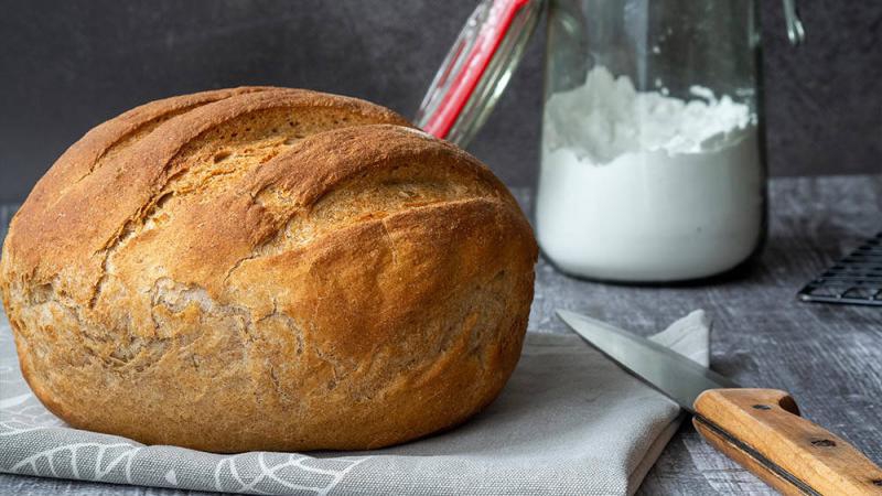 Chleb drożdżowy pszenno-żytni na jogurcie